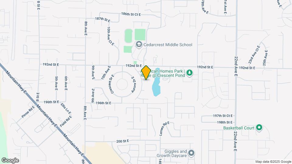 1222 193rd St E Map and Location Details