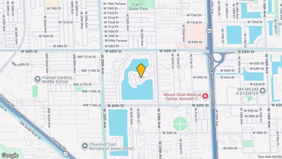 2521 W 64th Pl Map and Location Details