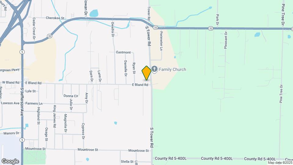 853 E Bland Rd Map and Location Details