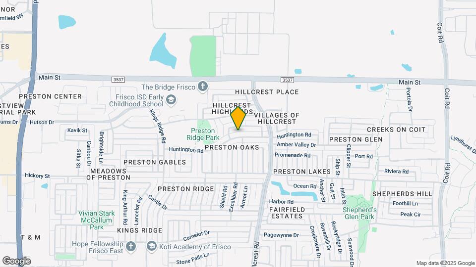 10804 Huntington Rd Map and Location Details