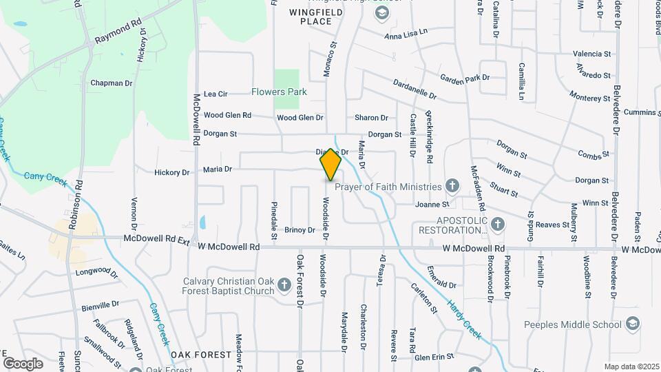 2694 Woodside Dr Map and Location Details