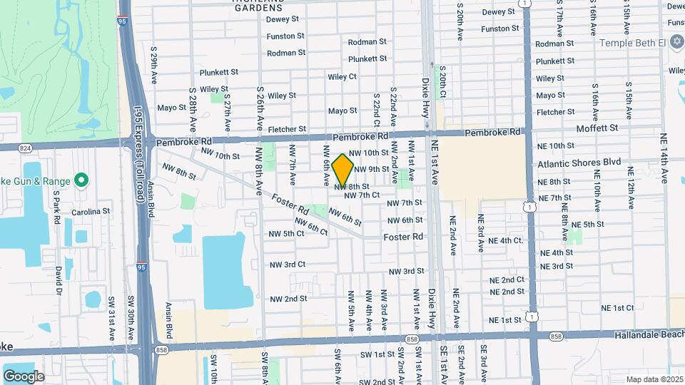 504 NW 7th Ct Map and Location Details
