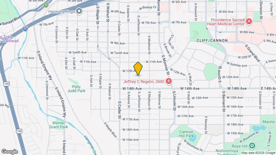 1224 S Jefferson St Map and Location Details