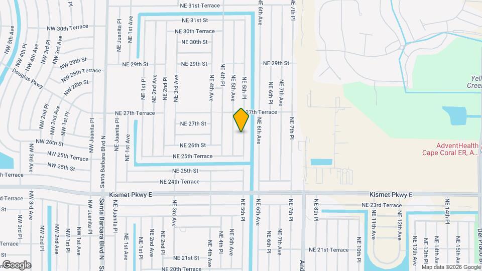 2612 NE 5th Pl Map and Location Details