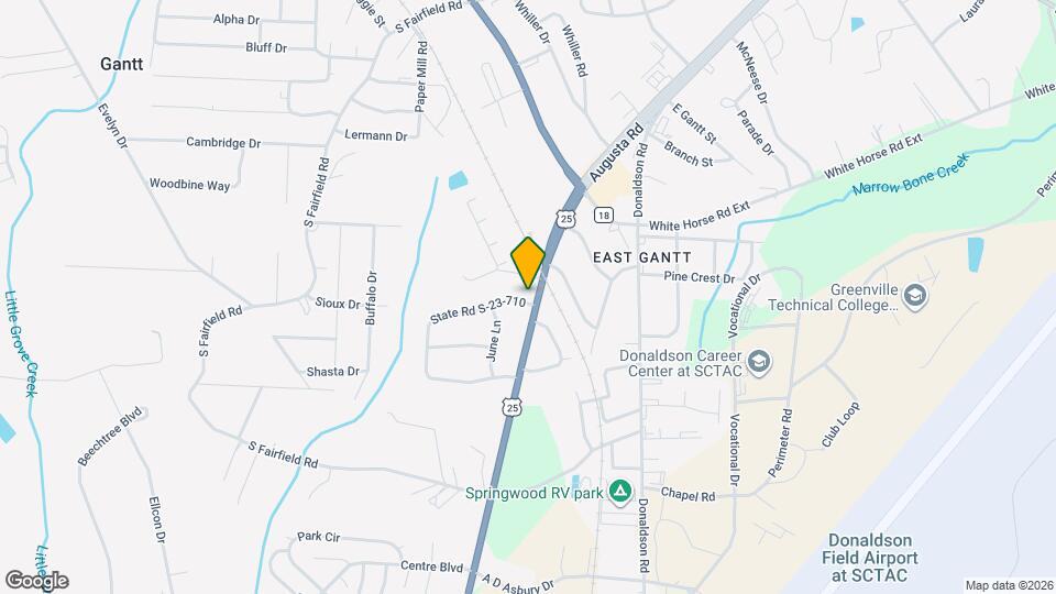 6416 Augusta Rd Map and Location Details