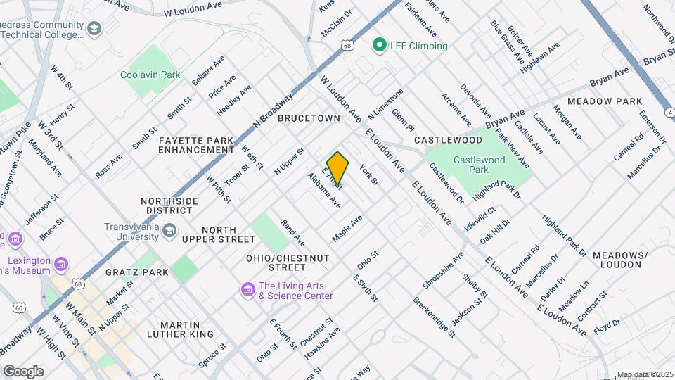 154 E 7th St Mapa y Detalles de la Ubicación