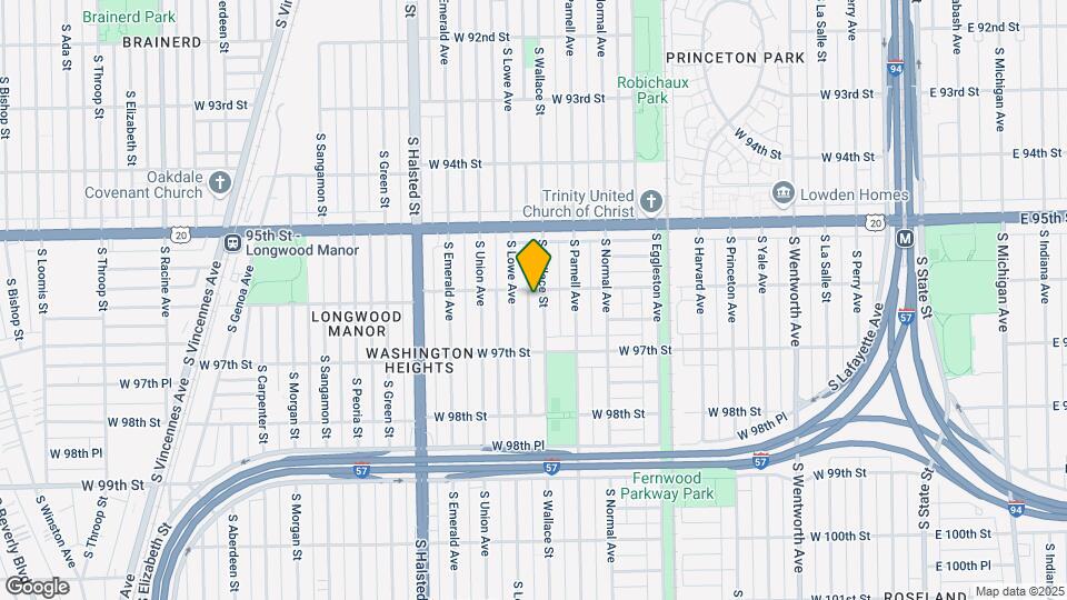9608 S Wallace St Map and Location Details