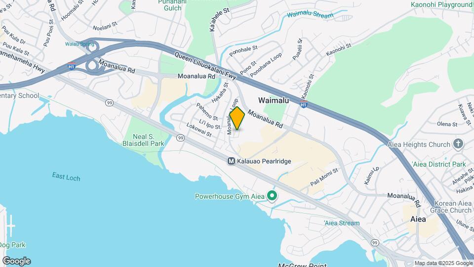 98-660-660 Moanalua Loop Map and Location Details