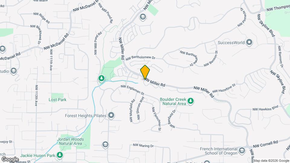 9729 NW Miller Hill Dr Map and Location Details