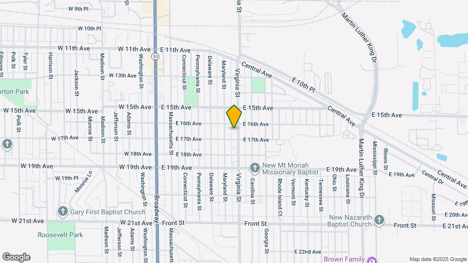 1624 Virginia St Map and Location Details