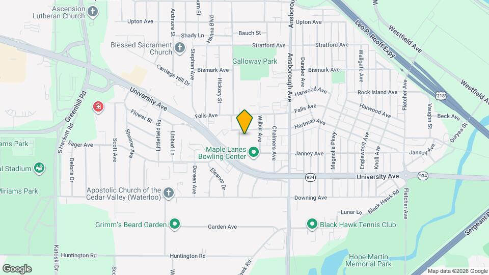 1009 Thorndale Ave Map and Location Details