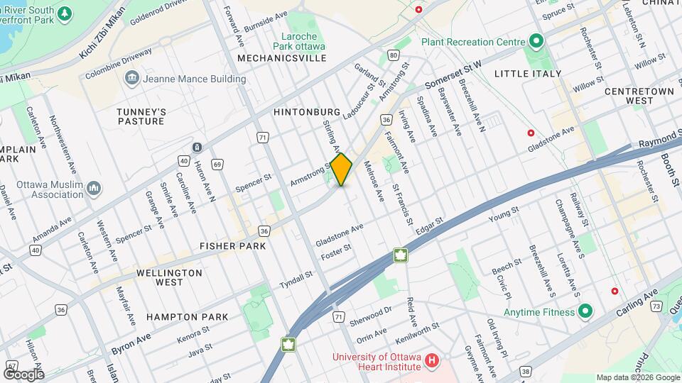 10 Rosemount Ave Map and Location Details