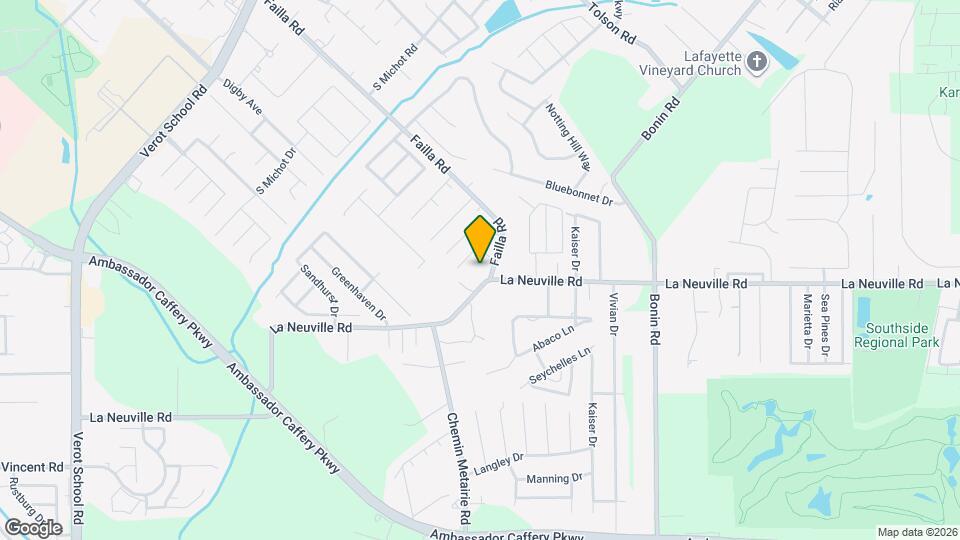 1106 La Neuville Rd Map and Location Details