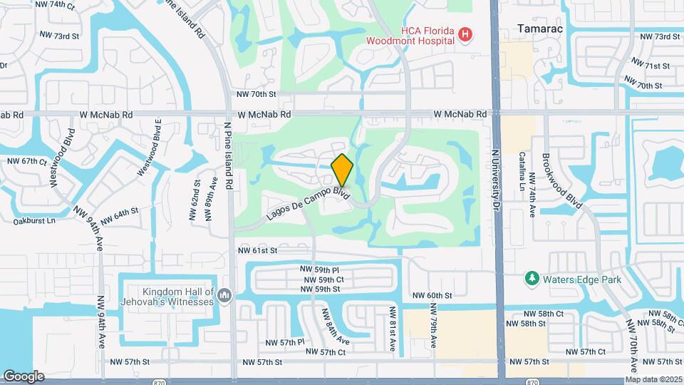 8332 Lagos de Campo Blvd Mapa y Detalles de la Ubicación