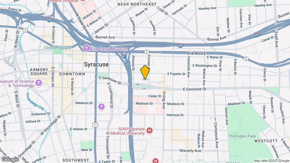 719 E Genesee St Map and Location Details