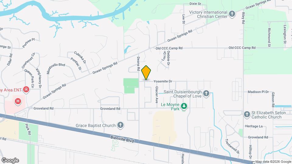 3910 Yosemite Dr Map and Location Details