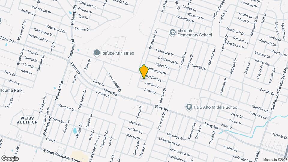 2805 Lucille Dr Map and Location Details