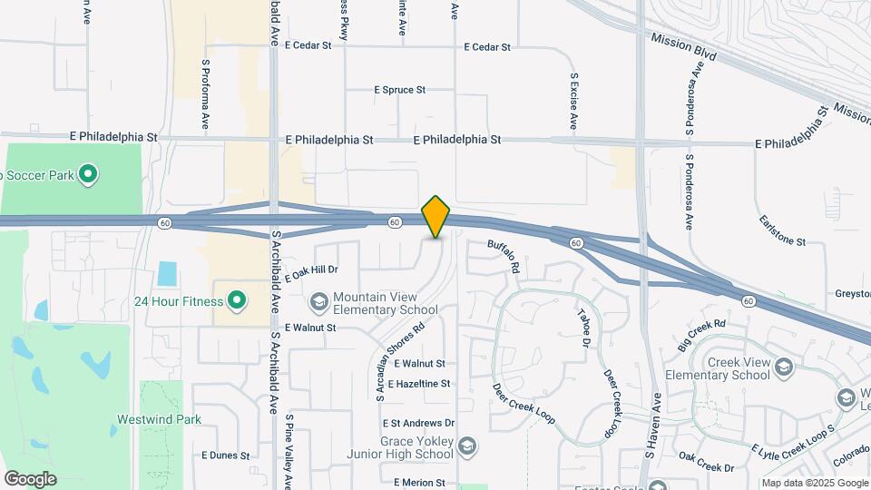 2414 S Woodlark Dr Map and Location Details