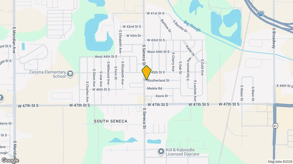 4612 S Seneca St Map and Location Details