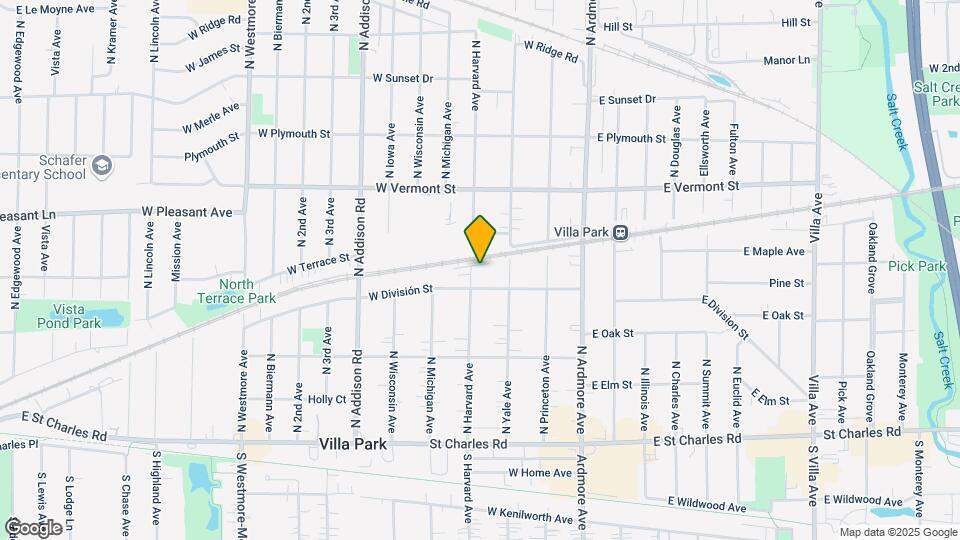 317 N Harvard Ave Map and Location Details