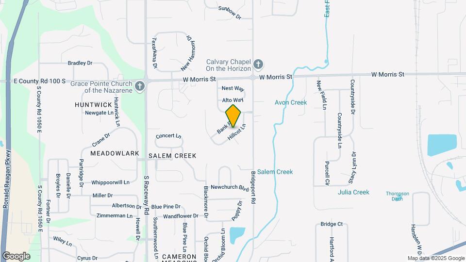 1446 Hillcot Ln Mapa y Detalles de la Ubicación