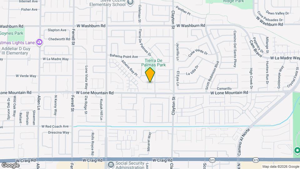 2223 Costa Palma Ave Mapa y Detalles de la Ubicación