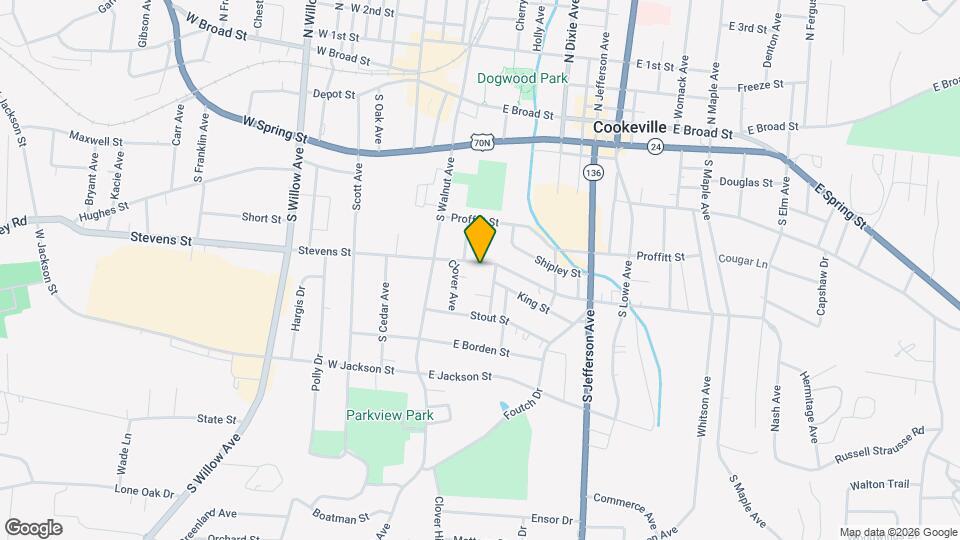 61 E Stevens St Mapa y Detalles de la Ubicación