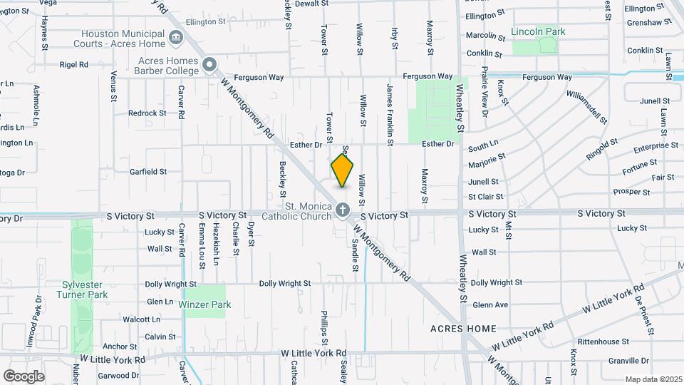 7813 Sealey St Map and Location Details