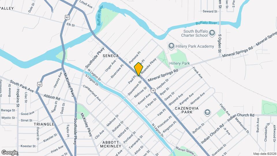 1901 Seneca St, Unit 1 Mapa y Detalles de la Ubicación