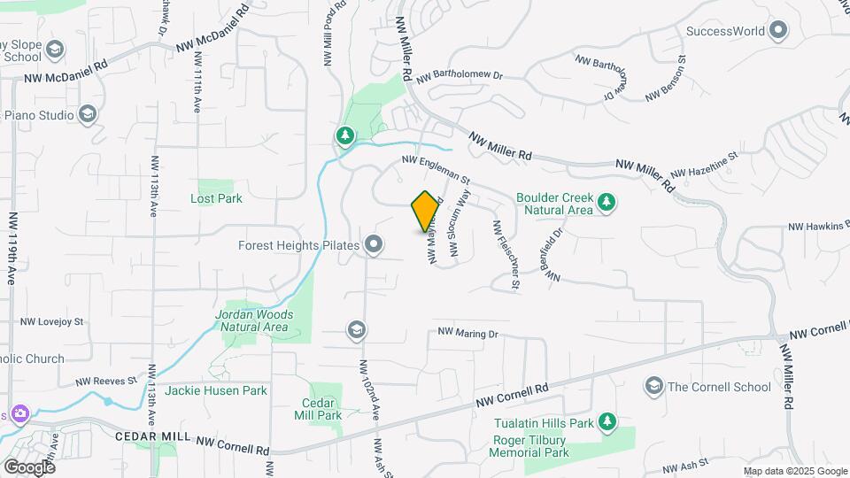 1341 NW Mayfield Rd Map and Location Details