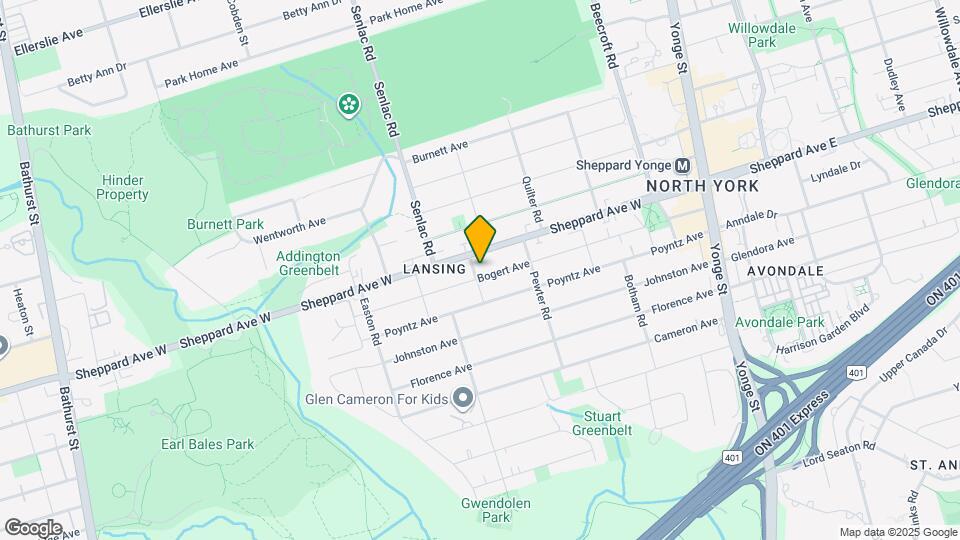 206 Bogert Ave Map and Location Details