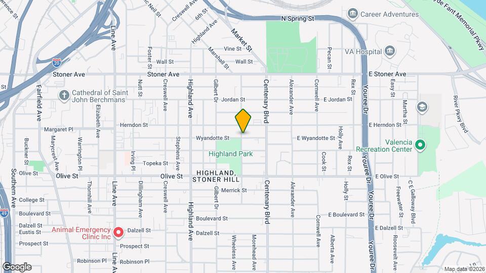 264 Wyandotte St Map and Location Details