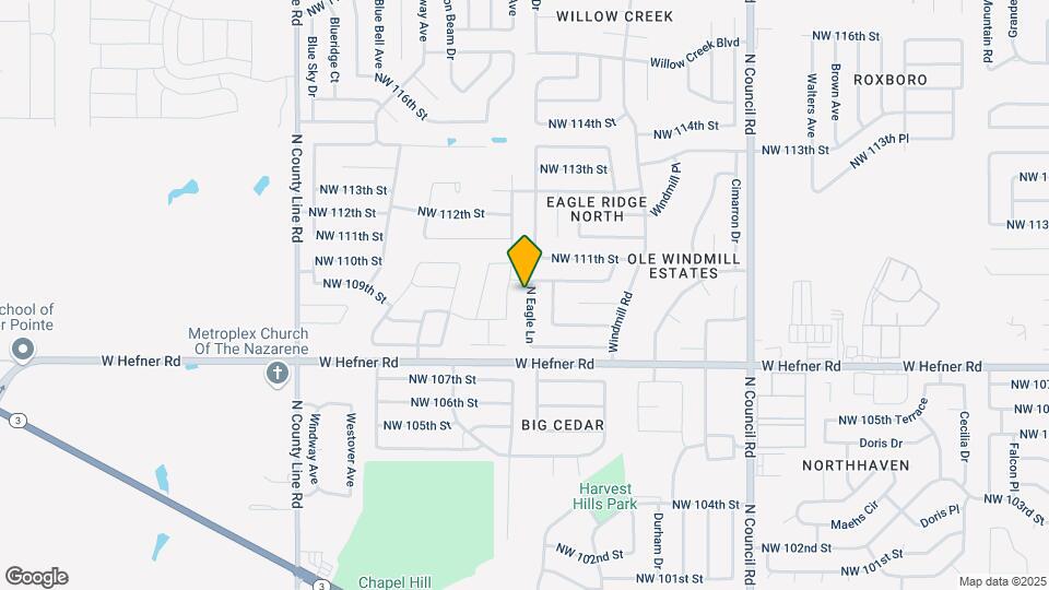 11041 N Eagle Ln Map and Location Details
