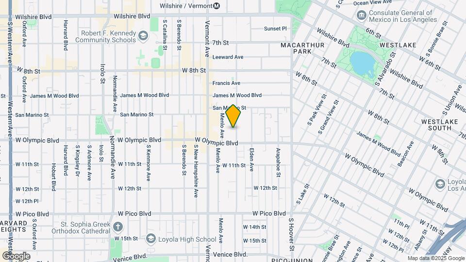 971 S Westmoreland Ave Mapa y Detalles de la Ubicación