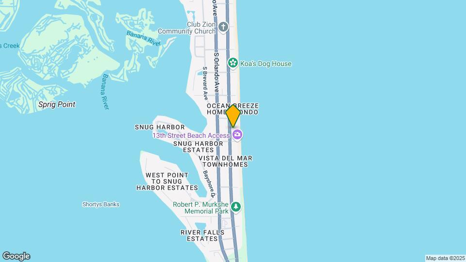 1251 S Atlantic Ave Mapa y Detalles de la Ubicación