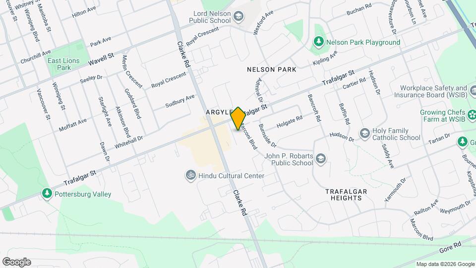 1919 Trafalgar St Map and Location Details