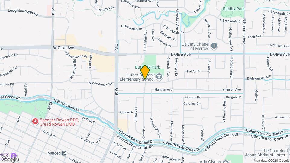 407-409 E Alexander Ave Map and Location Details