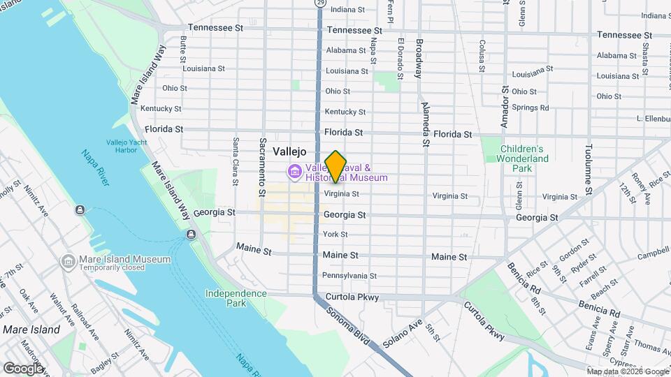 530 Virginia St Map and Location Details
