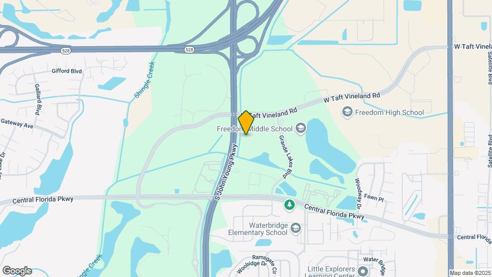 Furnished Studio-Orlando - South Map and Location Details