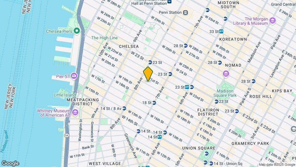 241 W 20th St Map and Location Details