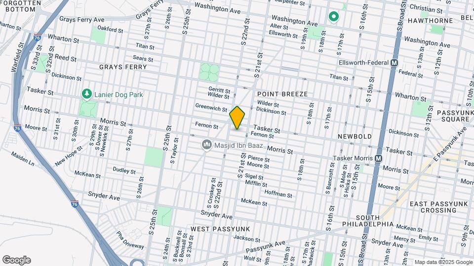 2130 Fernon St Map and Location Details
