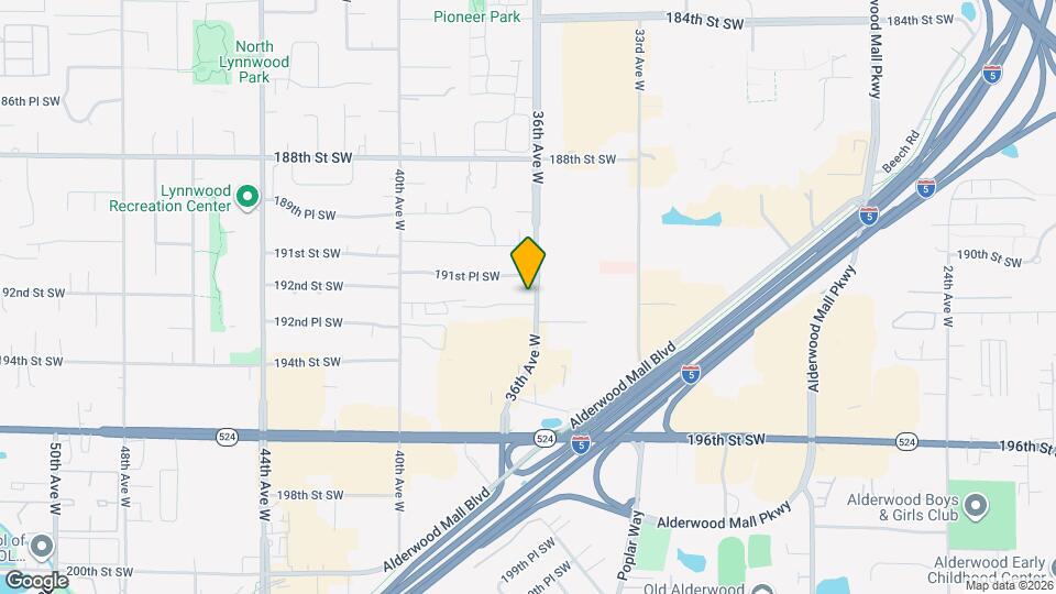 3603 192nd St SW Map and Location Details