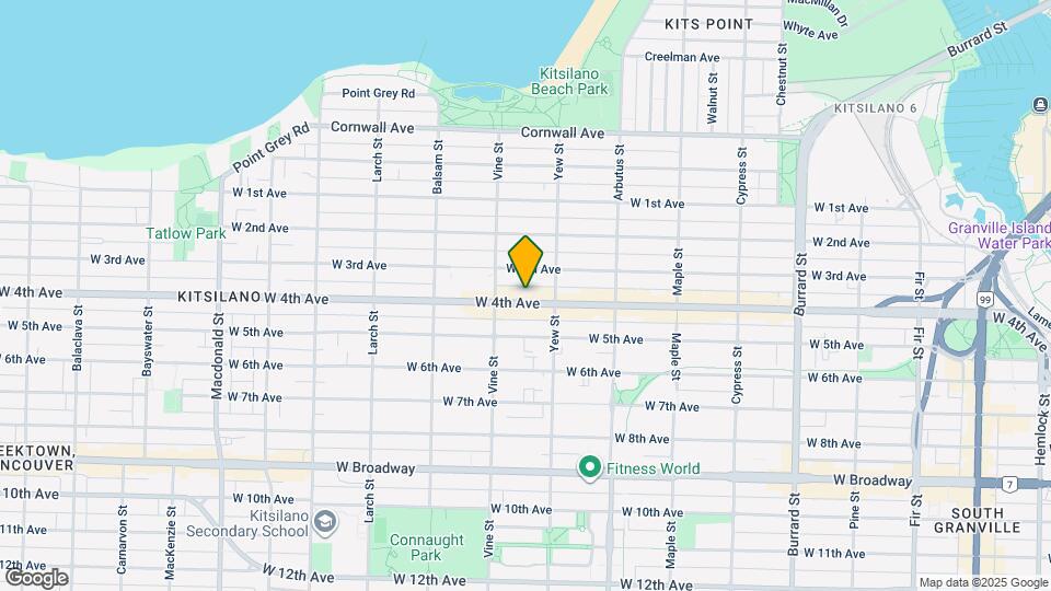 2285 W 4th Ave Map and Location Details