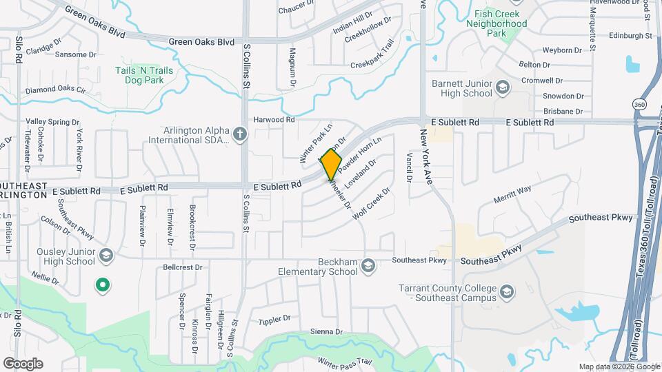 1524 Powder Horn Ln Mapa y Detalles de la Ubicación