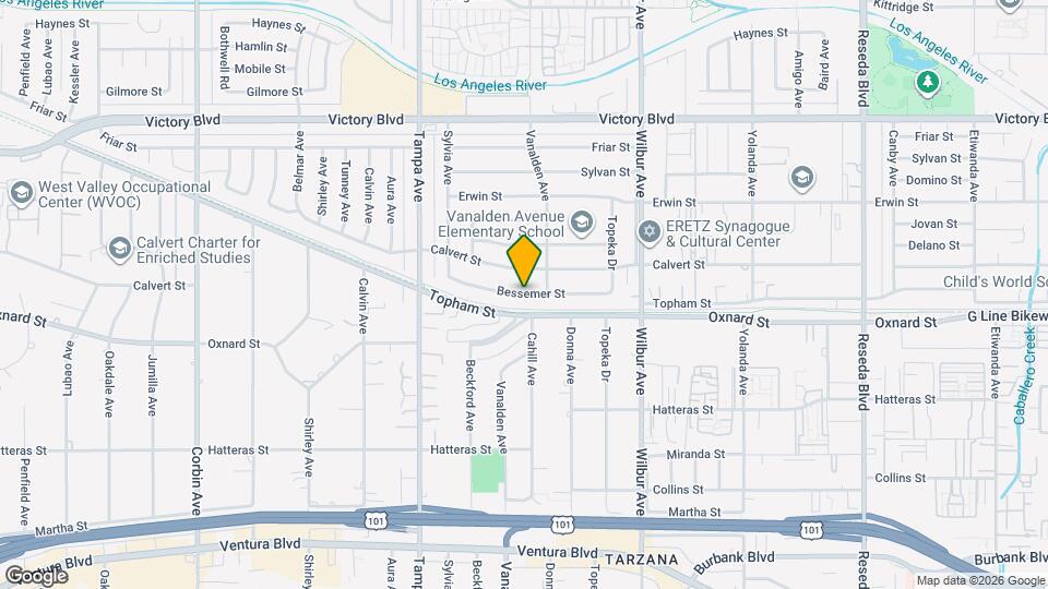 19122 Bessemer St Map and Location Details