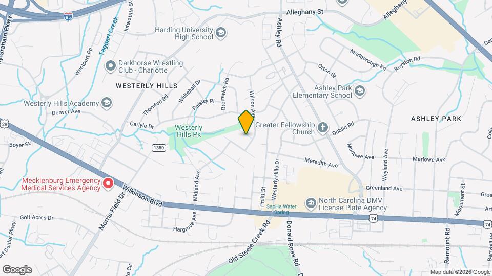 3607 Corbett St Map and Location Details