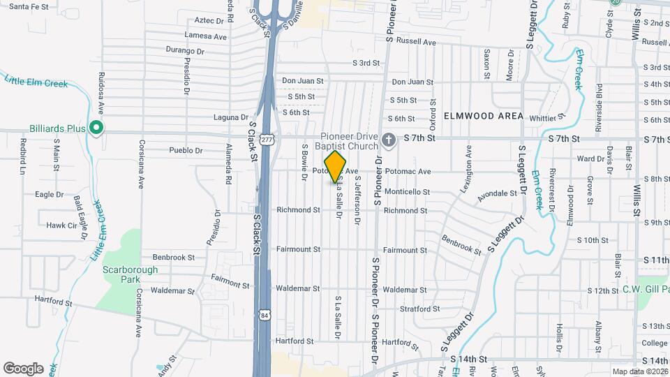 842 S La Salle Dr Map and Location Details