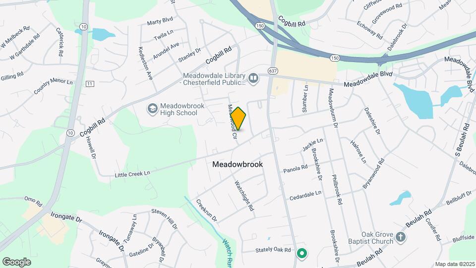 6217 Meadwood Cir Map and Location Details