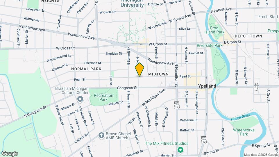 715 Pearl St Map and Location Details
