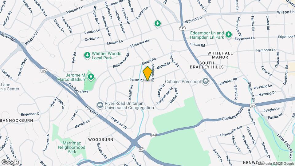 5904 Lenox Rd Mapa y Detalles de la Ubicación